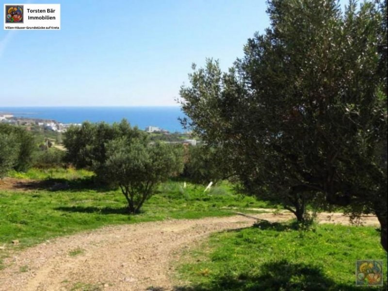 Makrigialos Kreta, Makrigialos Grundstück von 2.000m² mit wunderschönem Meerblick. Grundstück kaufen